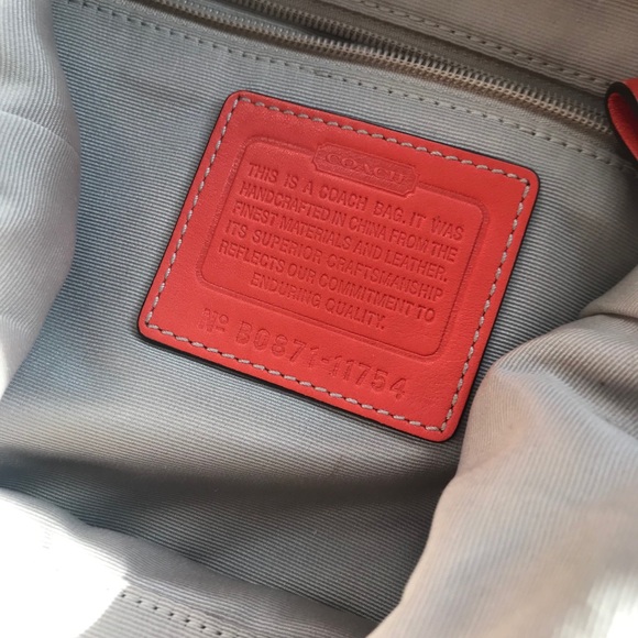 NWOT Coach Multicolored Bag - Picture 5 of 7